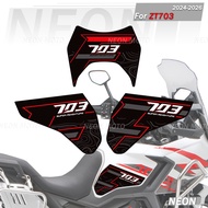 Motorcycle For Zontes ZT703-F ZT-703F ZT 703F 703 F Adventure Tank Pad Front Face Fender Headstock S