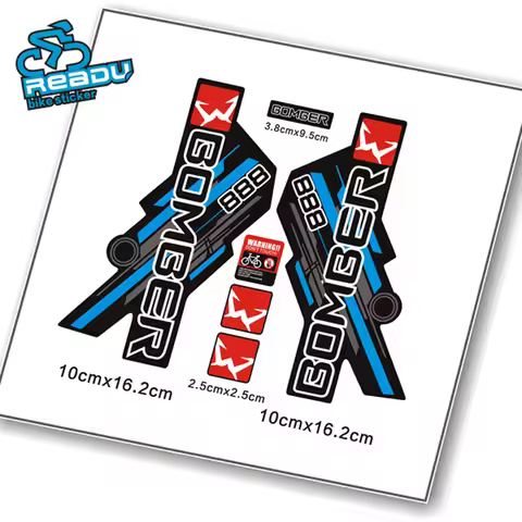 READU 888 front fork stickers bicycle decals MTB front fork decals bike stickers