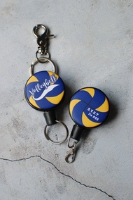 訂做你的名字/排球款/伸縮鑰匙圈/伸縮證件夾