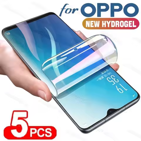 5Pcs Full Cover Hydrogel Film For OPPO A94 A12 A54 A31 A32 A33 A5 A9 2020 A53 Screen Protector For O