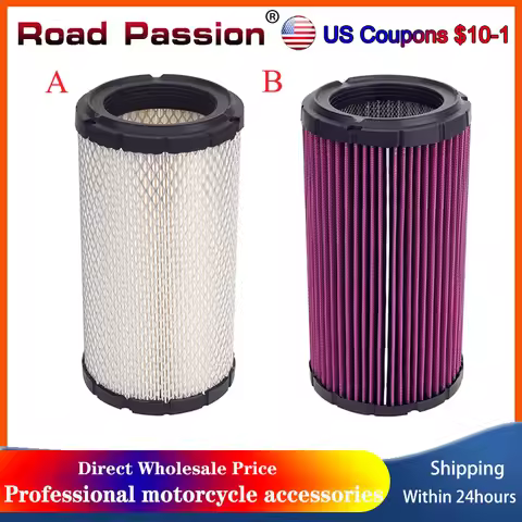Road Passion Motorcycle Air Filter Cleaner For Can-Am Defender HD5 Max HD8 Pro HD10 Maverick Sport 1