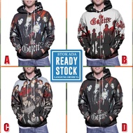 The Gazette Hoodie Zipper Fullprint Polyester Jersey Material