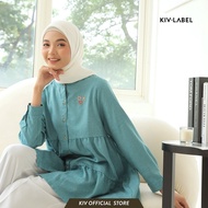 Kiv LABEL Women's Tunic Blouse DO 222 BLKL 02