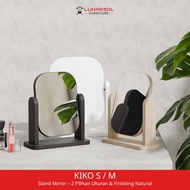 Kiko Stand Mirror | Dekorasi Kamar Estetik | Cermin Meja Gaya Minimalis Korea