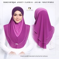 🌸TUDUNG ANGGUN - SAIZ M🌸 TUDUNG 2 LAYER - BRAND EZZUFIRDA
