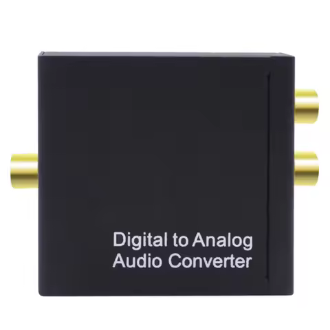 Digital SPDIF Optical To Analog L/R RCA Converter Digital Coaxial SPDIF To Analog RCA 3.5mm Jack Opt