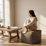 Cushion Stool Thickened Tatami Mat Cushion Floor Cushion Shoe Changing Stool Sofa Stool Lazy Stool
