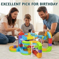 klick Rail Electric Train Set 3D Magic Flexible Race Track for Kids 3 4 5 6 7 8 Years Old, Race Car 