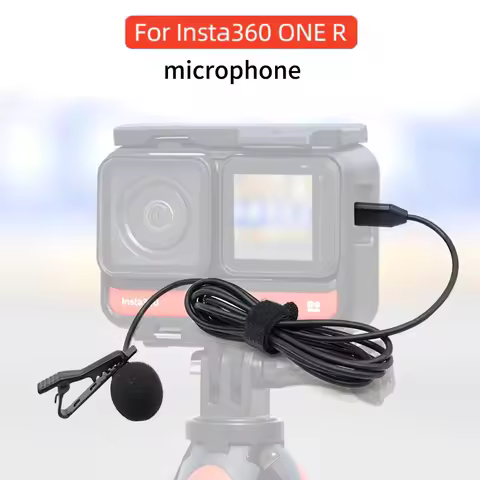 TUYU Type-C Lavalier microphone no need mic adapter For Insta360 one R one Rs camera Accessories hi-