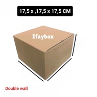 Cardboard box Size 17.5x17.5x17.5 cm DOUBLE WALL POLOS