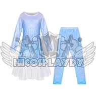 hiCosplaydy Kids Frozen 2 Elsa Cosplay Costume Set
