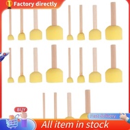 In stock-20 PCS Round Sponges Brush Set Kids Painting Tools - Sponge Painting Set DIY Painting Tools