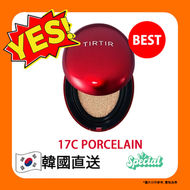 TIRTIR - 持久光澤遮瑕氣墊粉底[紅盒] 迷你便攜裝4.5g - 17C PORCELAIN(平行進口)8809679697489 exp 2027.06.25
