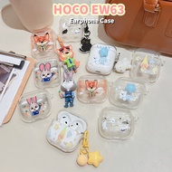 READY STOCK!For HOCO EW63 Case Casing Soft Silicone Earphone Case Couple Cute Cartoon