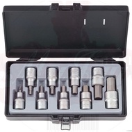 FORCE 4101S 1/2" 6-Sided Socket Set 9 Pieces (Inches)