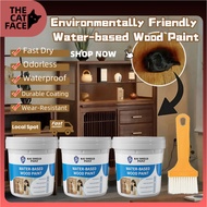 1L Matte Wood Paint Eco-Friendly Waterproof Furniture Renovation Paint Wood Coating for Cat Kayu Fre