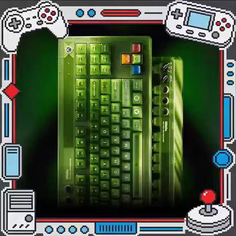 8BitDo Retro 87 Mechanical Keyboard Three Mode Bluetooth 2.4G RGB Backlight Hot Swappable Gaming Key