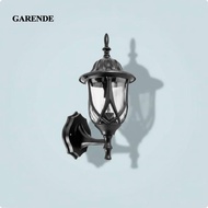 [Garende] Outdoor Facade Lamp Vintage Waterproof Wall Lantern Lighting Fixture for Garden Entryway H