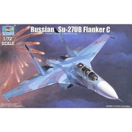 Russian Su-27UB Flanker C Fighter Aircraft 1:72 Scale Trumpeter