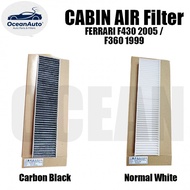 FERRARI F430 2005 / F360 1999 Cabin Air Filter • Vehicle Cabin Air Filter White & Black