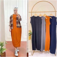 KNIT INNER DRESS MADE FROM THICK MAXI KNIT MATERIAL KNIT OVERALL/ SLEEVELESS KNIT INNER DRESS /INNER