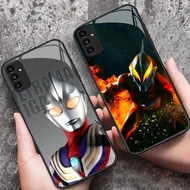 DK-90 Ultraman HD Glass Casing for Samsung A05S A35 A55 A24 A14 A15 A04S A34 A25 M15 A54 S21 FE Plus