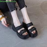 NYC Kasut Perempuan Casey Slip-On  Wedges Sandal -N72413-TF02SV-52-BEIGE