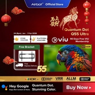 [ New Launch ] Airbot Quantum QLED Q-Series | 55/65 inch 4K Google TV AI QLED | Inbuilt Chromecast D