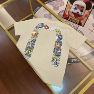 T-shirt Evisu/T-shirt Uniseks Evisu T-shirt bercetak T-shirt mewah Gaya Selebriti Punk BGPA