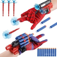 Spider Web Shooters Wrist Launcher Toys for Kids with Hero Gloves Spider Hero Cosplay Costume Prop L