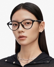 MUJOSH- Gọng kính tròn nữ bản dày thời trang MJ11FM1121-BKC1