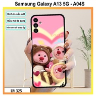 Phone Case - Strawberry Bear Printed Case for Samsung Galaxy A13 5G - A04S