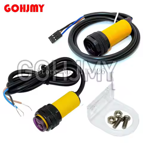 Smart Car Robot E18-D80NK Infrared Obstacle Avoidance Photoelectric Sensor Proximity Switch 3-80cm D