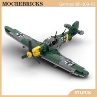 Vũ khí quân sự Series MOC Building Block Không quân Đức Bf 109 F-2 Fighter WW II Bomber Model Origin