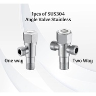 YINCHAO SUS304 STAINLESS STEEL ANGLE VALVE(1WAY)(2WAY)