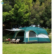 Full Series Tent Thickened Outdoor 2-bedroom One Hall Sunscreen Waterproof 3-12 Person Camping Tent 
