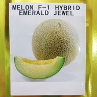 10 seeds Benih Rock Melon Sakata Emerald Jewel F1 Hybrid repack rockmelon