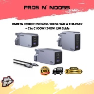 UGREEN NEXODE PRO (65W / 100W / 160W) 2C1A GAN FAST CHARGER + USB-C TO USB-C CABLE 100W/ 240W 1.5M