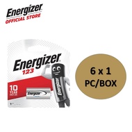 Energizer Lithium 123 1s Batteries (6 cards x 1 pack /box)
