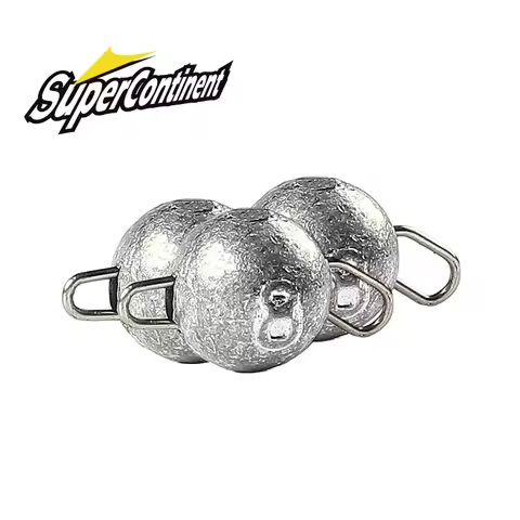 Supercontinent Cheburashka Sinker Fishing Jig Head Bullet Weights Soft Lure Group 2g4g6g8g10g12g14g1