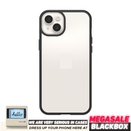Otterbox React Series Antimicrobial Phone Case Casing Transparent for iP 14 iP 14 Plus Black Crystal