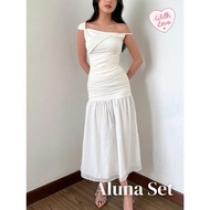 With Love The Brand | ALUNA SET | Atasan Wanita Elegan | Atasan One Shoulder | Blouse Wanita Kekinia