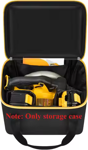 (Case only）Universal Tool Bag for DEWALT 20V MAX Circular Saw DCS391B/DCS565B, for Makita XSS02Z 18V