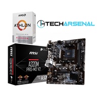 MSI A320 PRO-M2 V2 BUNDLE AMD ATHLON 200GE