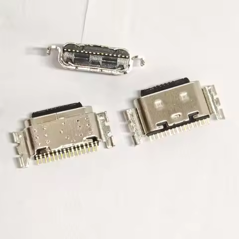 10-50pcs USB Plug In Charging Pin Dock For itel S25 / A70 / A80 / A90 / City 100/ Type C Charging Pi