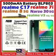 ORIGINAL NGS Brand 5000mAh Battery BLP803 For Realme 7i / Realme C17 / Realme V3 4G/5G / Realme 8 5G