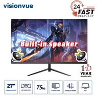 New Monitor LED 27" (computer monitor) with HDMI, VGA 120HZ Speaker