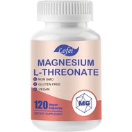 Magnesium L-Threonate 120 Capsules,Magnesium L-Threonate Supplement with Vitamin C,Vitamin D3,High A