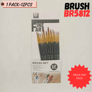Set Berus Nylon / Nylon brush set / professional color paint brush set brush art supplies