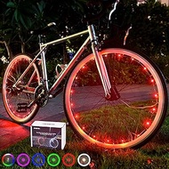 DAWAY A01 LED Bike Wheel Lights - Ultra-Bright, Waterproof Bicycle Spoke Lights with Batteries - Fun